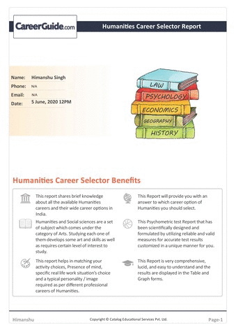 Humanities Career Selector Sample