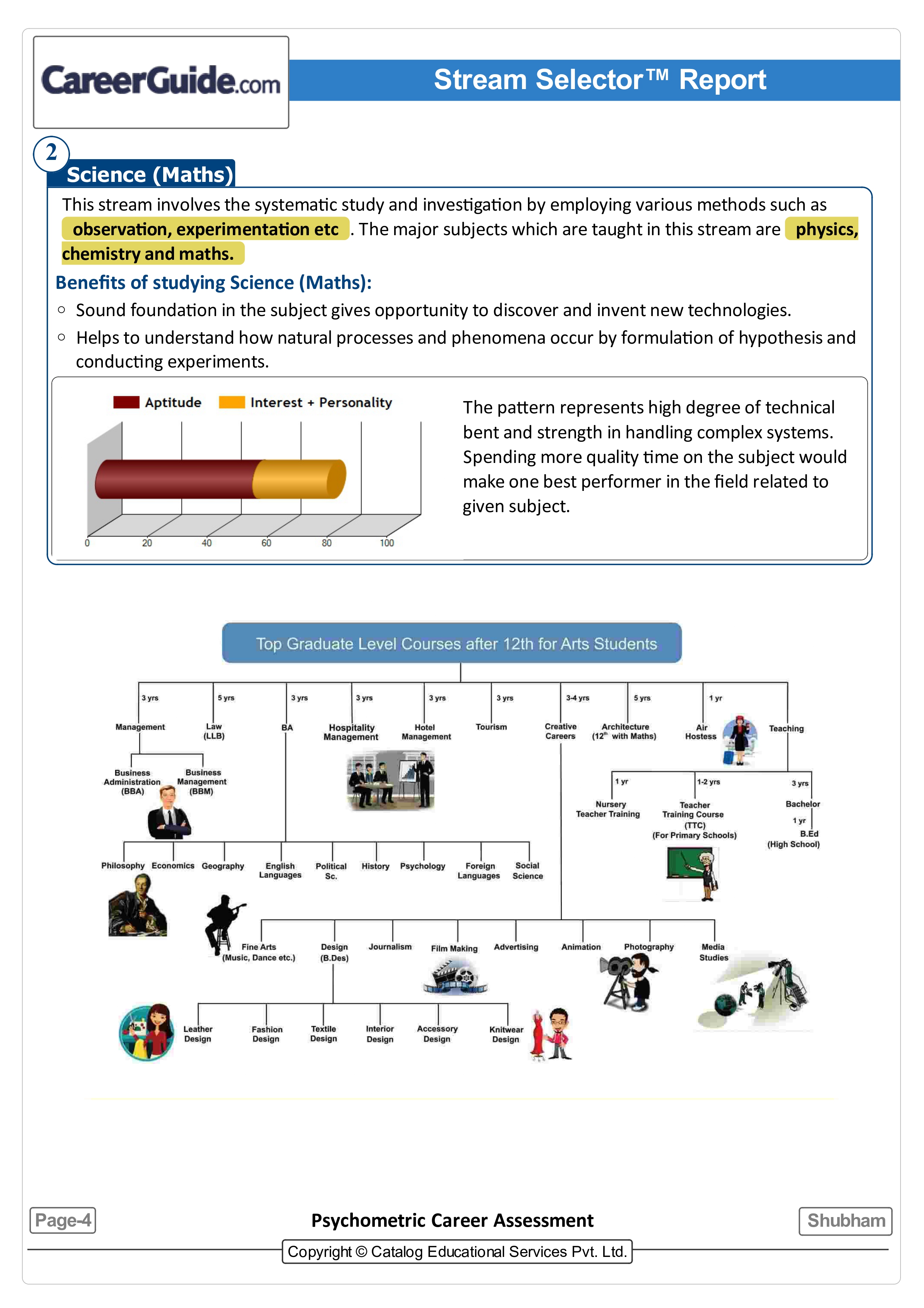 (stream selector test) report