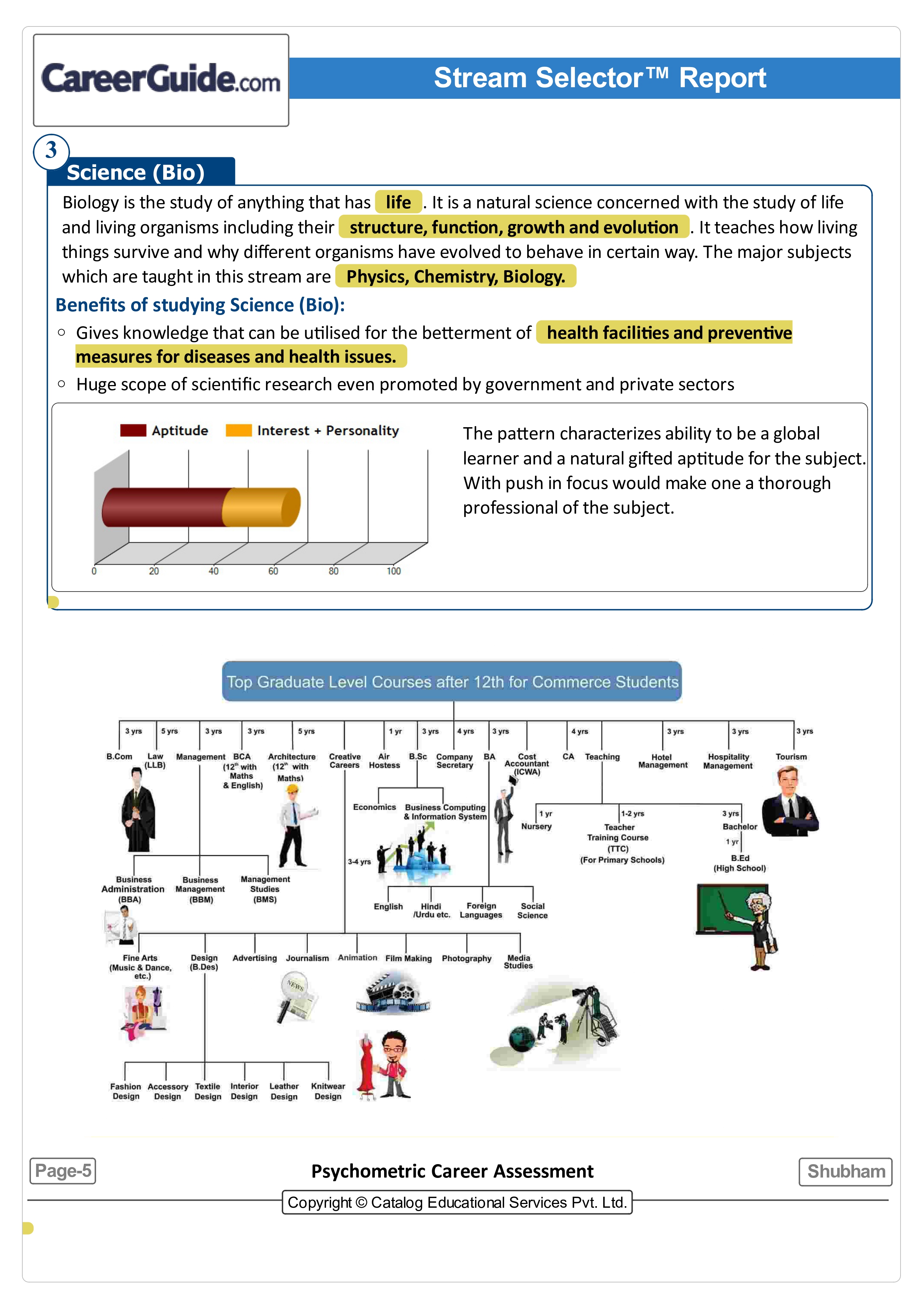 (stream selector test) report